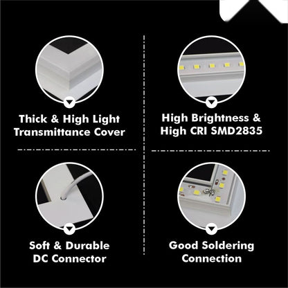Double Square LED Ceiling Panel 60x60cms