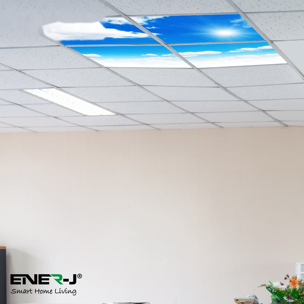 60X60 LED Sky Ceiling Panel 3D Effect Set of 4 units