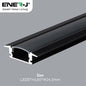 24.5mm x 6.85mm Aluminum Channel Profile with PC Cover - 2m Length (0.95mm Thickness)