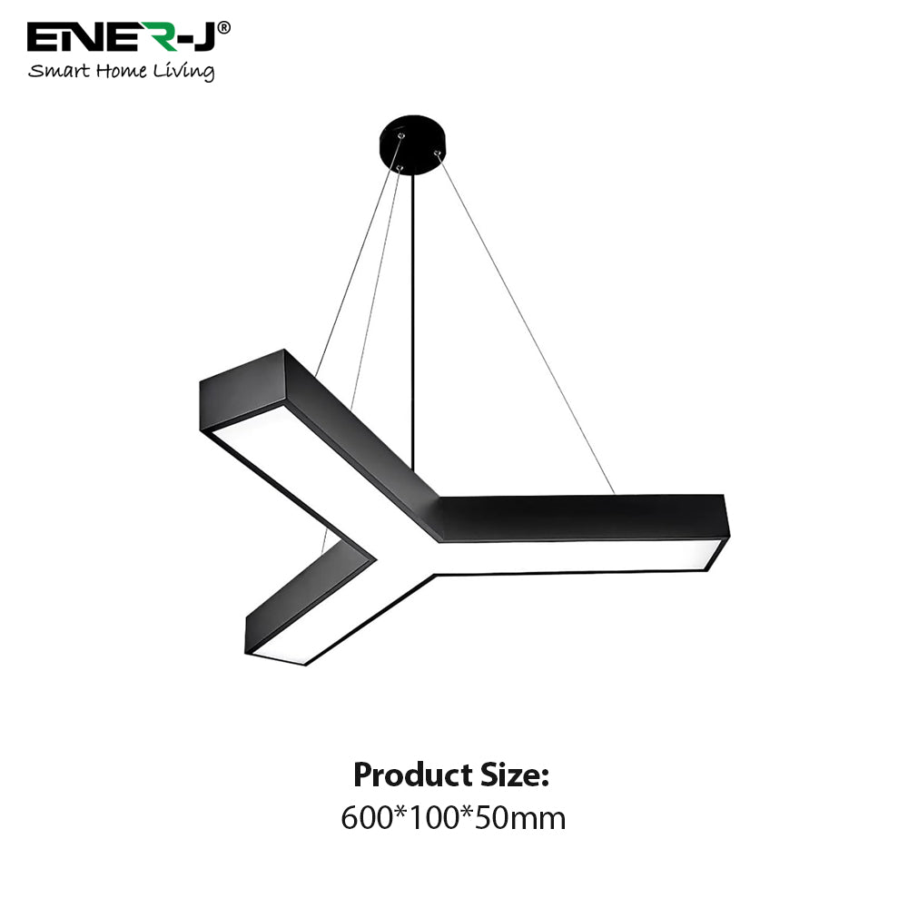 Ener-J 18W Hollow Y-Shape LED Pendant Light