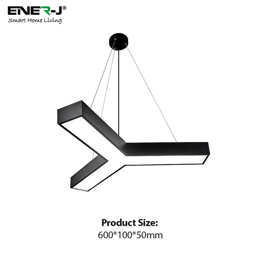 Ener-J 18W Hollow Y-Shape LED Pendant Light