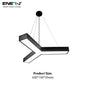 Ener-J 18W Hollow Y-Shape LED Pendant Light