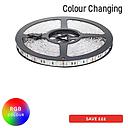 LED Flex Strip 5m roll- SMD 5050 (60) RGB IP20