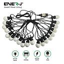 Ener-J 13 Meters RGB String Light Kit, 5V 5W (20 RGB Bulbs + IR Remote + UK Adapter)