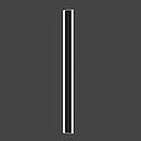 Ener-J 100 x 8 cms size Outdoor Acrylic Black Wall Lights, 18W Waterproof IP65 Warm White