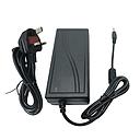 60W Plastic Power Supply Adapter, 12V 5A, UK Plug