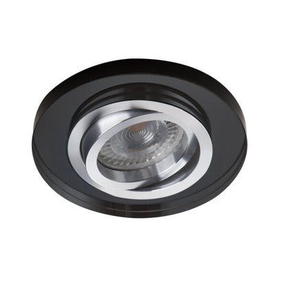Kanlux MORTA GU10 Recessed Spotlight – Round, Black