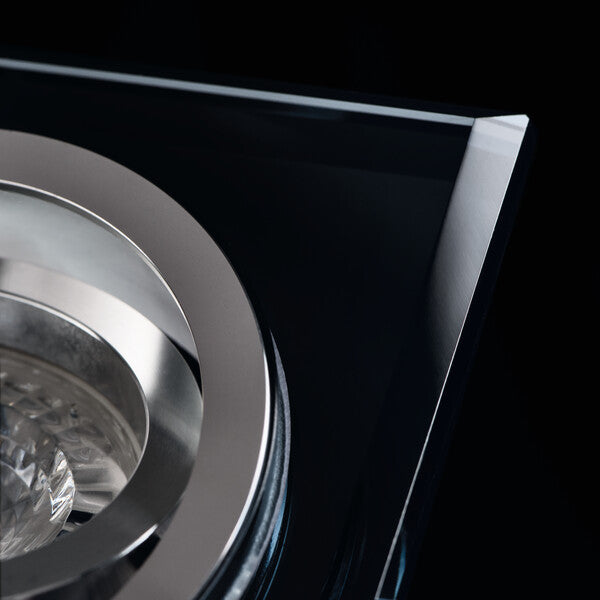 Kanlux MORTA GU10 Recessed Spotlight – Square, Black