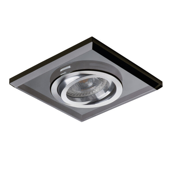 Kanlux MORTA GU10 Recessed Spotlight – Square, Black