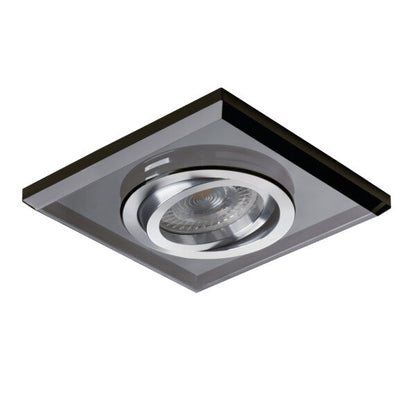 Kanlux MORTA GU10 Recessed Spotlight – Square, Black