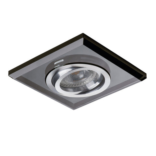 Kanlux MORTA GU10 Recessed Spotlight – Square, Black