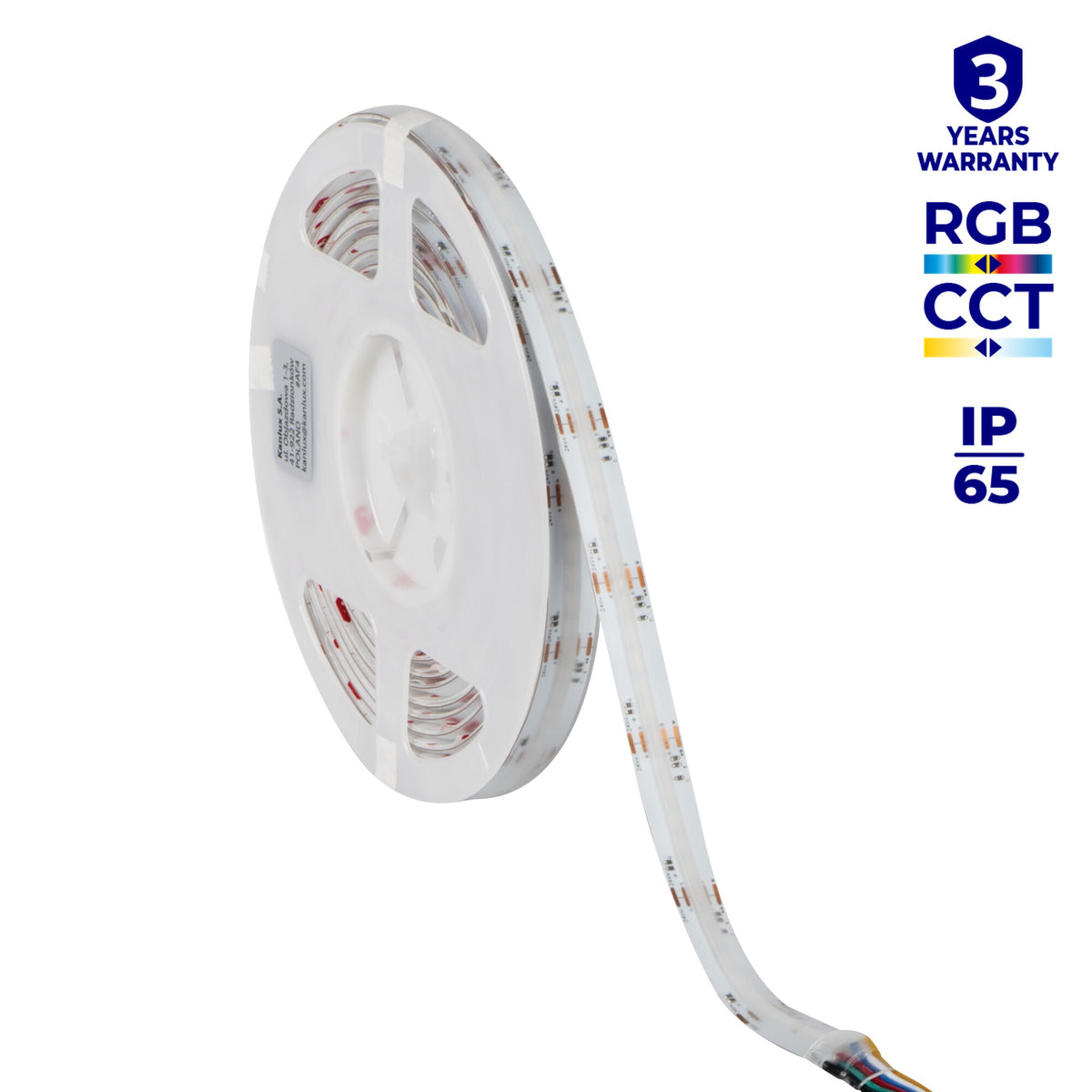 Kanlux LCOB 21W/M 24V IP65 RGB+CCT LED Strip