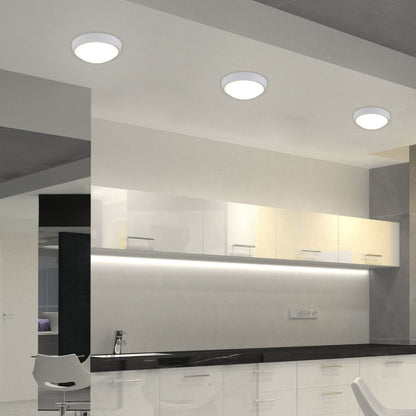 LED Bulkhead Light IP65 Ceiling Wall Interior Exterior 4000K White