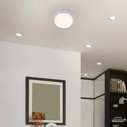 LED Paladin Bulkhead 14-16-20 W 3CCT IP54 with White Rim