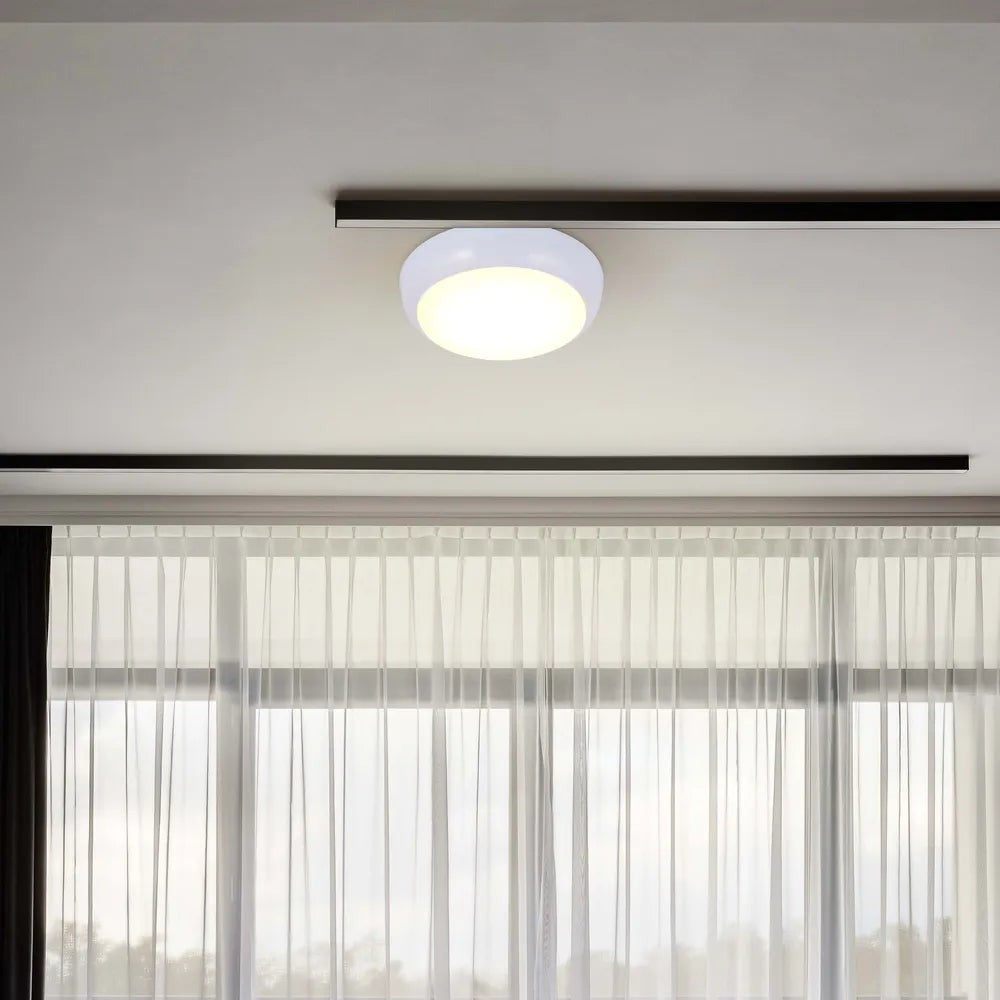 LED Paladin Bulkhead 14-16-20 W 3CCT IP54 with White Rim
