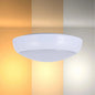 LED Paladin Bulkhead 14-16-20 W 3CCT IP54 with White Rim