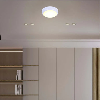 LED Paladin Bulkhead 14-16-20 W 3CCT IP54 with White Rim
