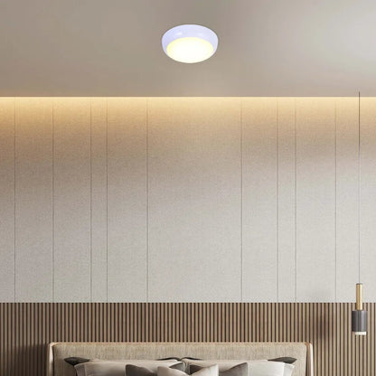 LED Paladin Bulkhead 14-16-20 W 3CCT IP54 with White Rim