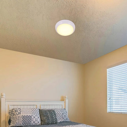 LED Paladin Bulkhead 14-16-20 W 3CCT IP54 with White Rim
