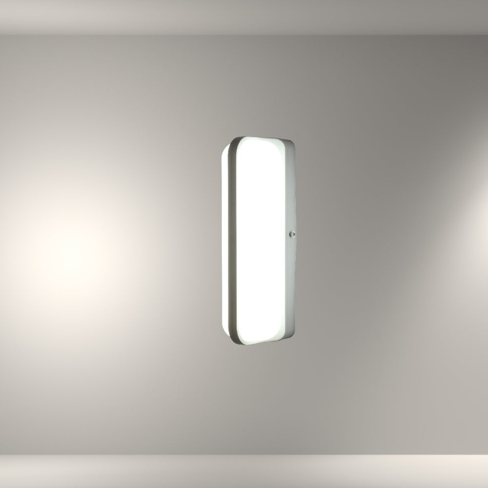 LED Plastic Modern Outdoor Wall Light 15W