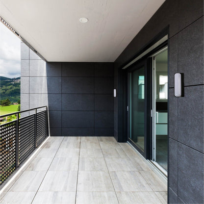 LED Plastic Modern Outdoor Wall Light 15W