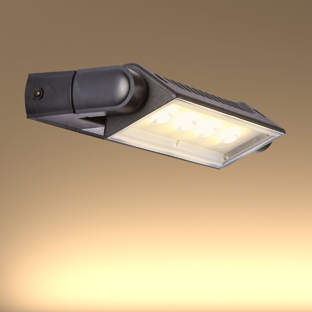 LED Wallwasher Wall Light 12W IP54 Black