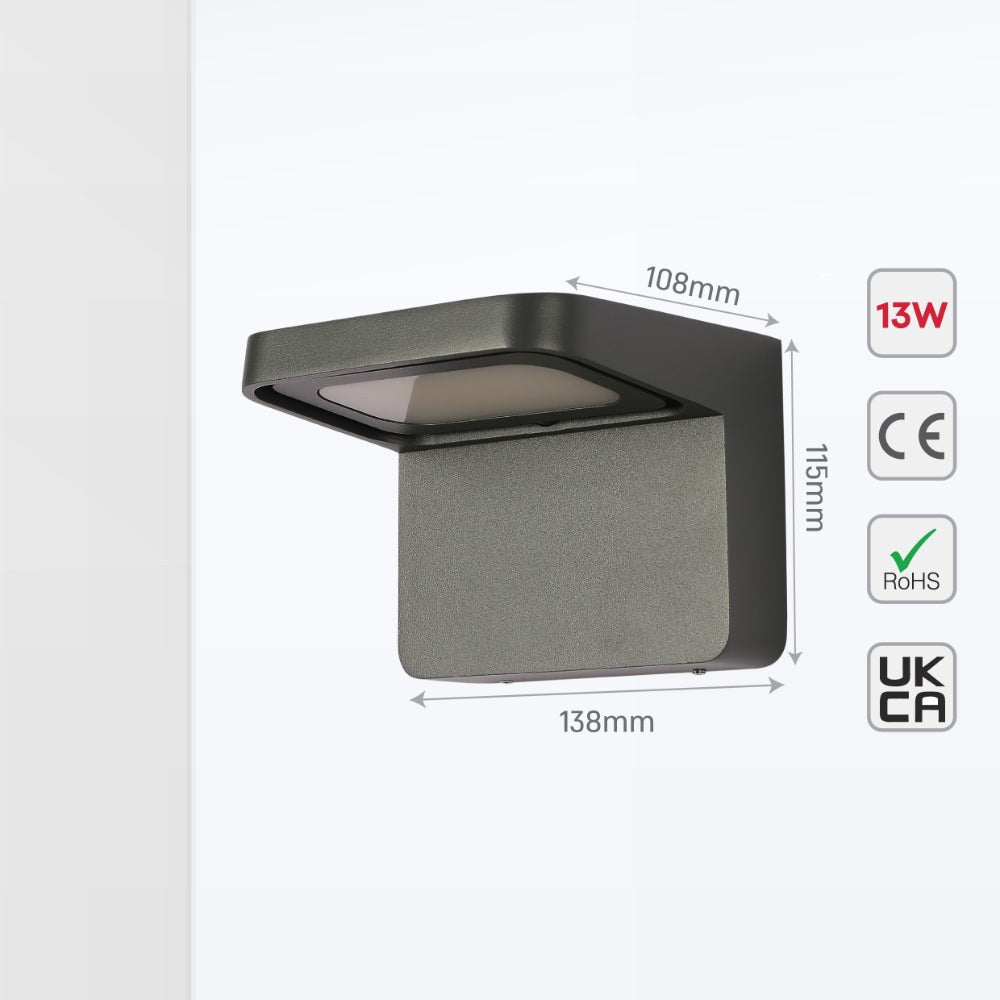 Luminosa LED Outdoor Wall Light 13W