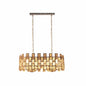 Coffin Stone Gold Metal Castle Chandelier