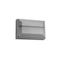 LED Diecast Wall Lamp, Rectangle Half, 20W 4000K, IP54, Grey – TEKLED