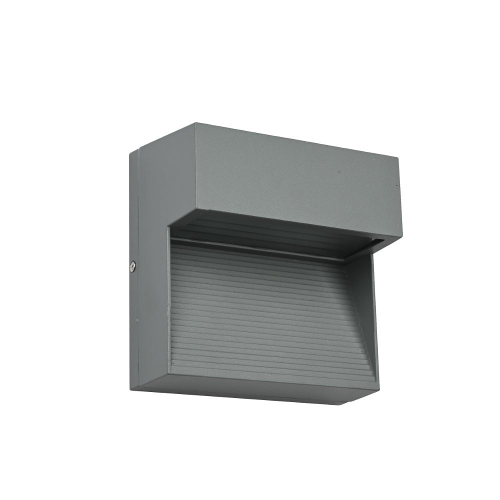LED Diecast Aluminium Stair and Wall Light 5W IP54 Grey