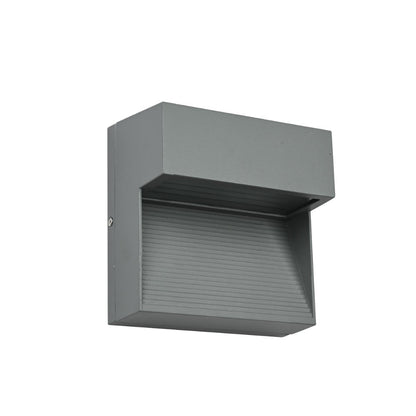 LED Diecast Aluminium Stair and Wall Light 5W IP54 Grey