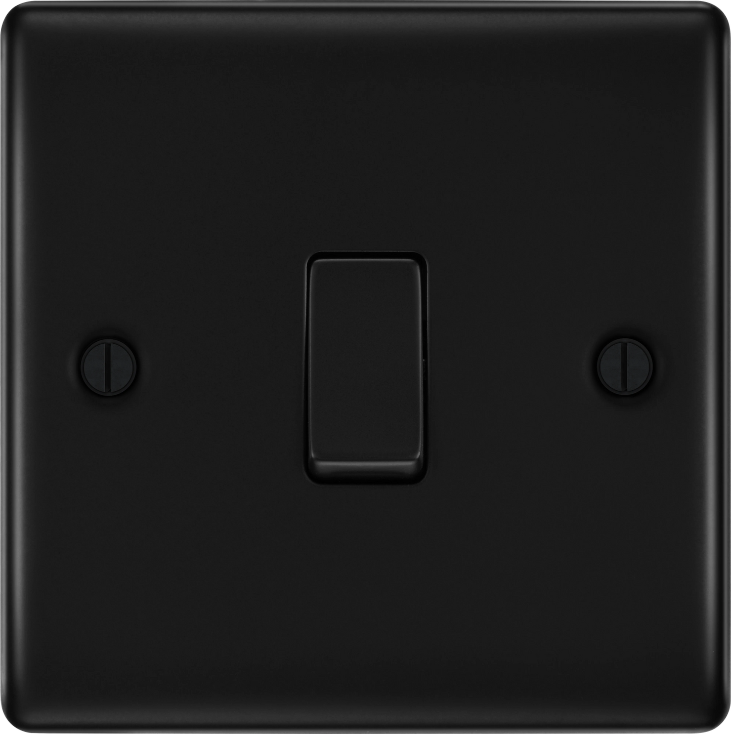 BG Nexus Metal Matt Black 16Ax Light Switch