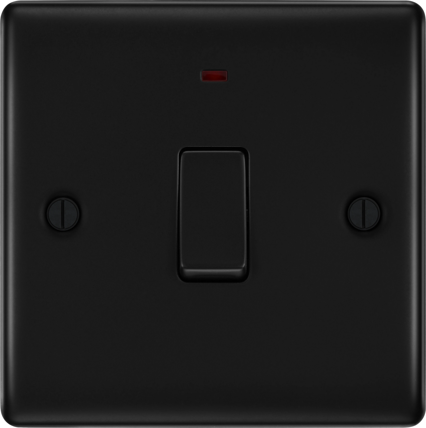 BG Nexus Metal Matt Black 20A Double Pole Switch