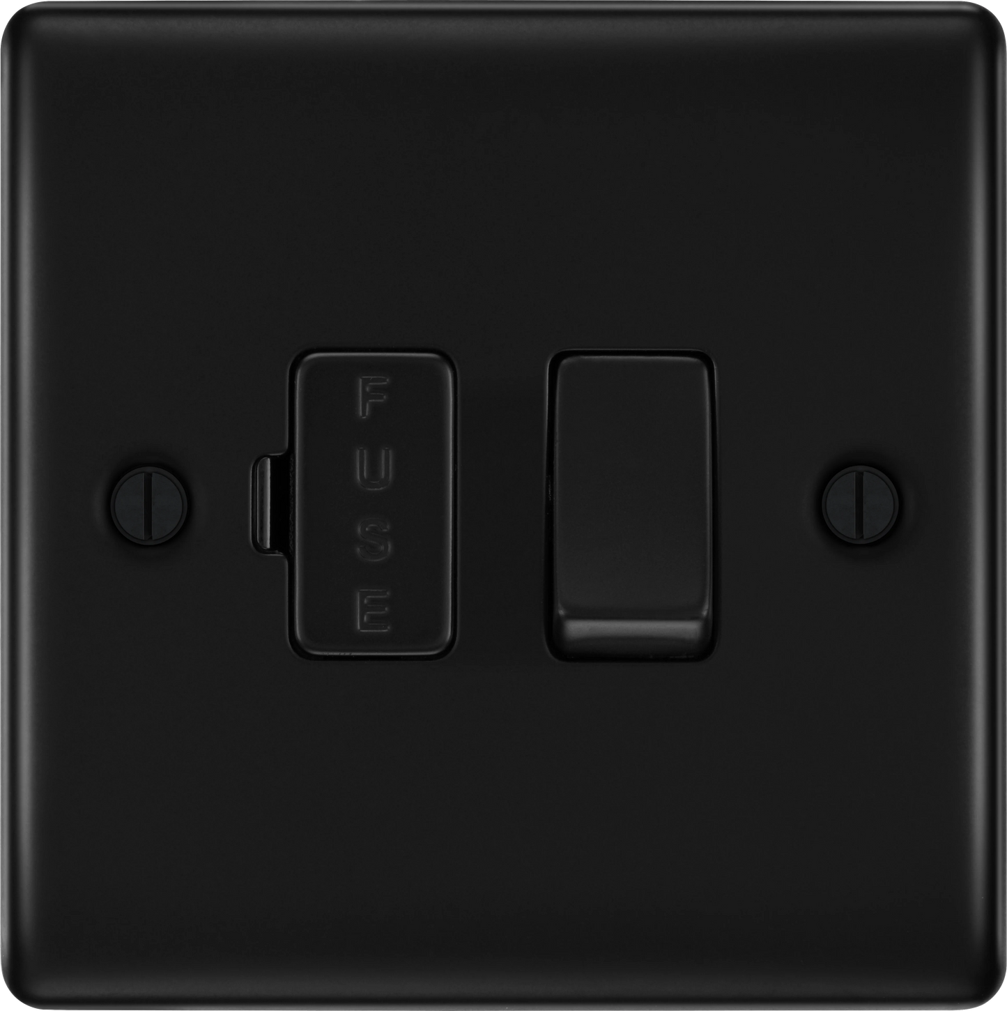 BG Nexus Metal Matt Black Fused Connection Unit