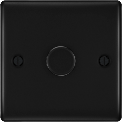 BG Nexus Metal Matt Black Dimmer Switch