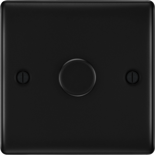 BG Nexus Metal Matt Black Dimmer Switch