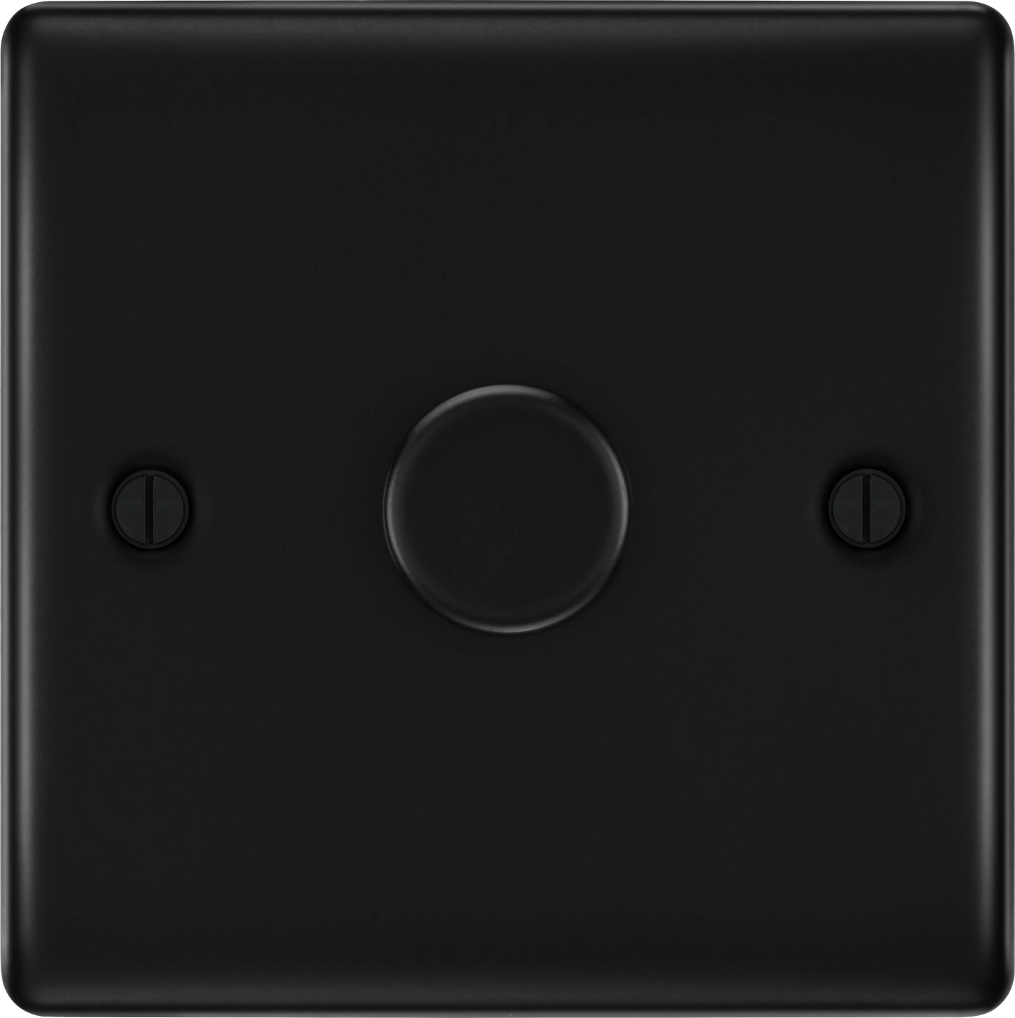 BG Nexus Metal Matt Black 4 Gang Dimmer Switch