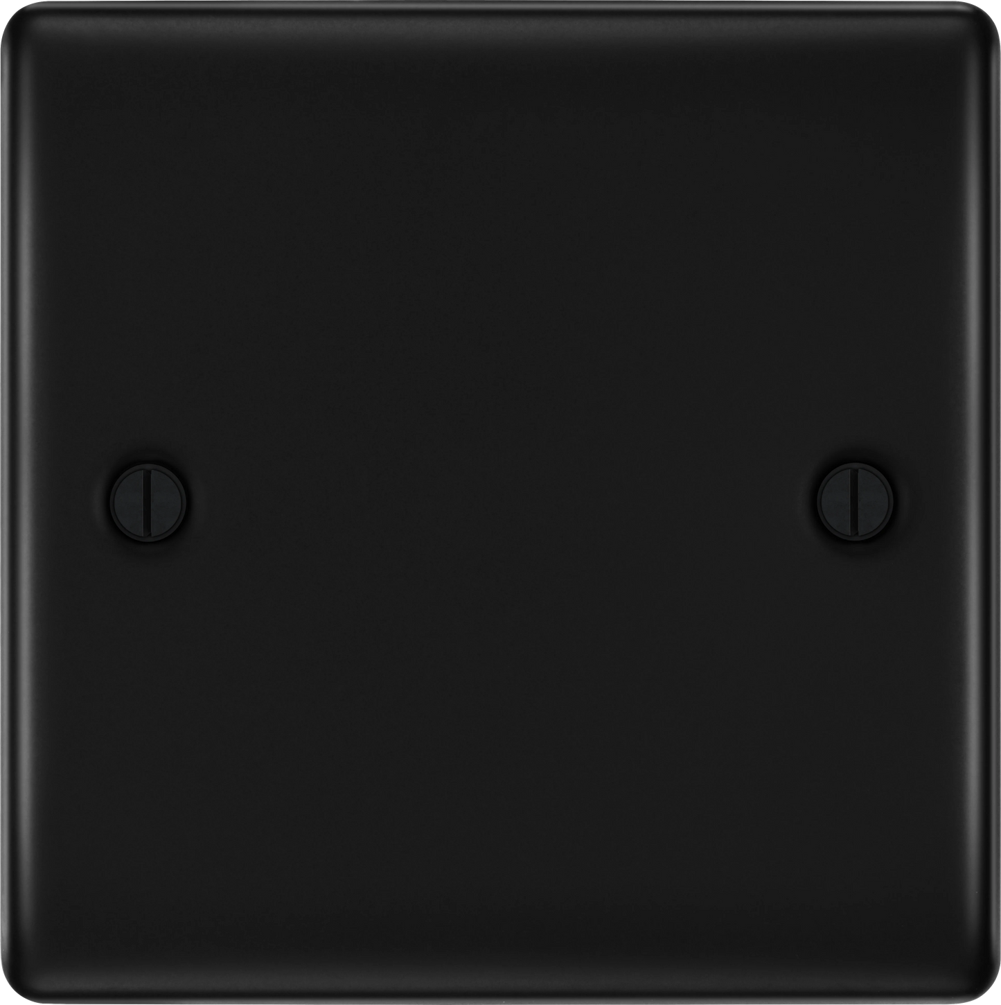 BG Nexus Metal Matt Black Blank Plate