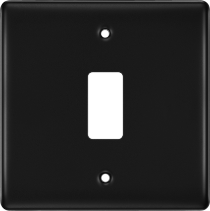 BG Nexus Metal Matt Black Grid Front Plate