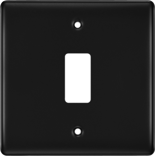 BG Nexus Metal Matt Black Grid Front Plate