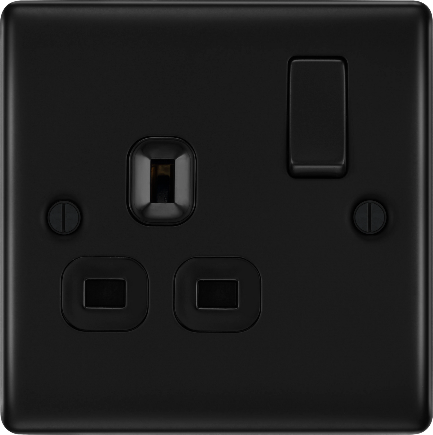 BG Nexus Metal Matt Black 13A Socket