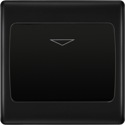 BG Nexus Metal Matt Black Hotel Key Card Switch
