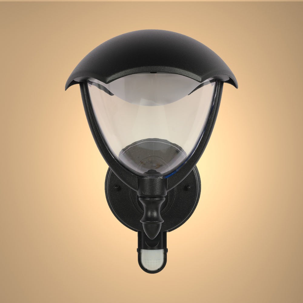 Megan LED Outdoor Lantern Wall Light 6W 3000K Black