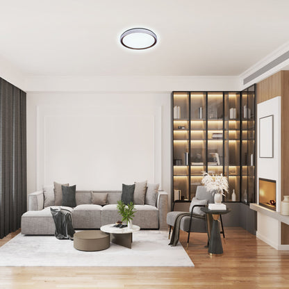 Modern Flush Mount Ceiling Light with Triple Light Diffusion