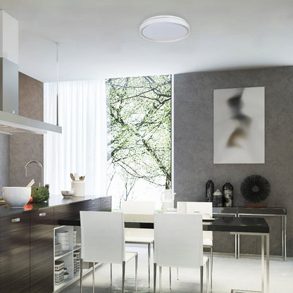 Modern Flush Mount Ceiling Light with Triple Light Diffusion