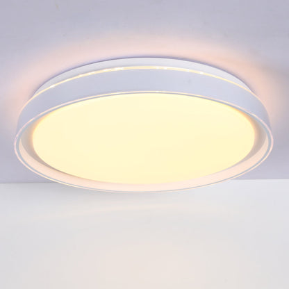 Modern Flush Mount Ceiling Light with Triple Light Diffusion