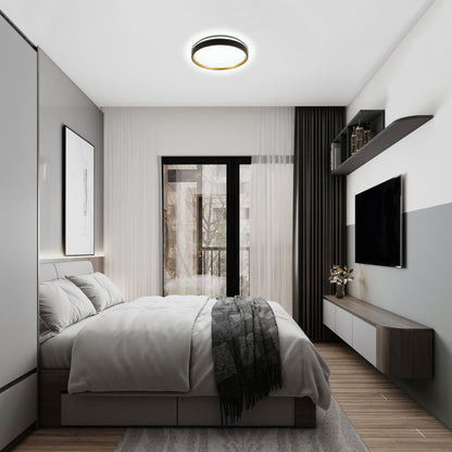 Modern Halo Effect LED Ceiling Light with Colour Contrast Design