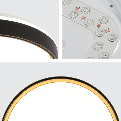 Modern Halo Effect LED Ceiling Light with Colour Contrast Design
