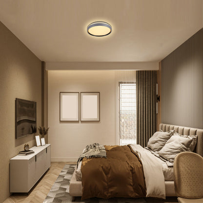Modern Halo Effect LED Ceiling Light with Colour Contrast Design