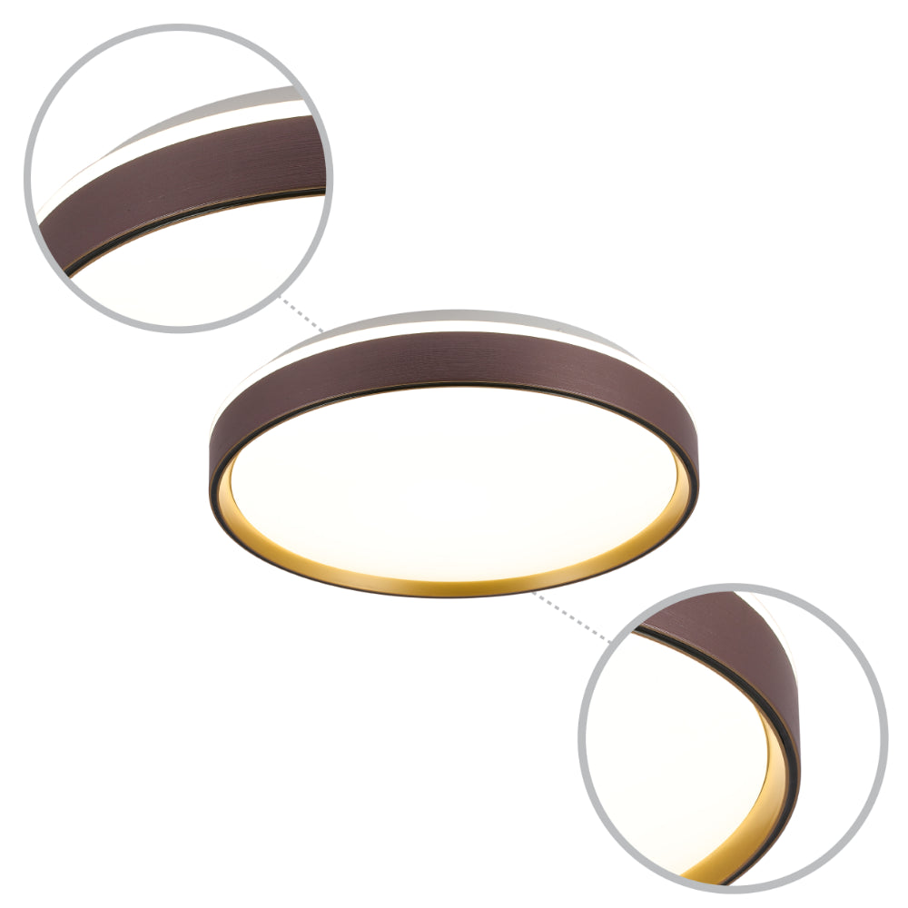 Modern Halo Effect LED Ceiling Light with Colour Contrast Design